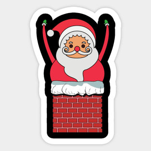 Fat Santa Sticker